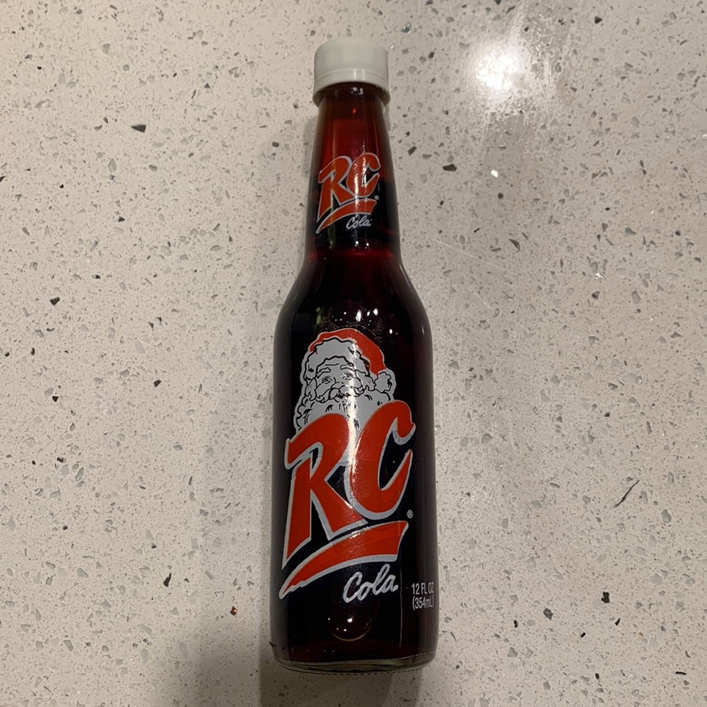RV Cola Unopened Santa Logo Bottle